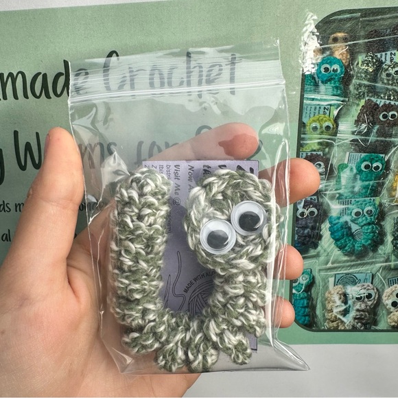 Handmade Crochet Worry Worms - Picture 12 of 13